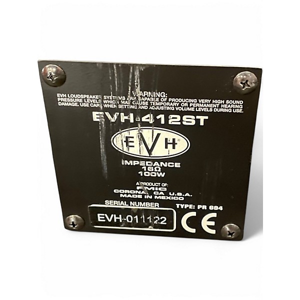 Used EVH 100S 412ST 4x12 100W Guitar Cabinet