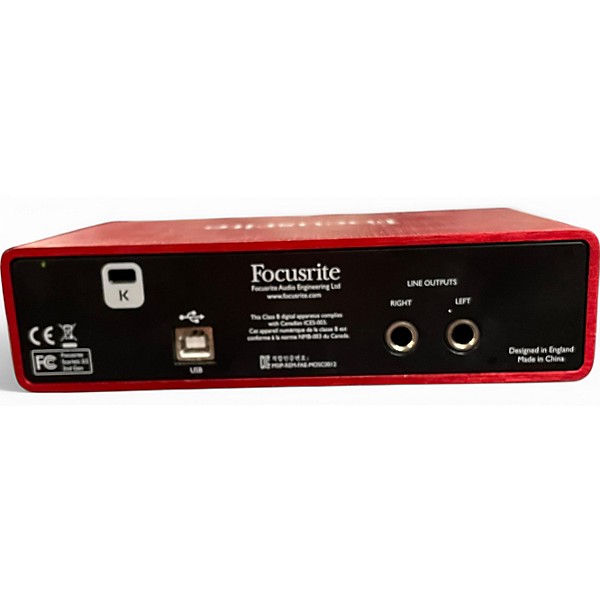 Used Focusrite Scarlett 2i2 Gen 2 Audio Interface