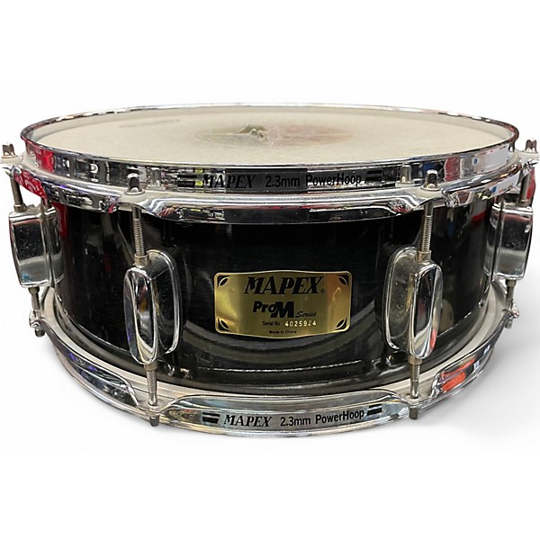 Used Mapex 5X14 ProM Snare Black Drum