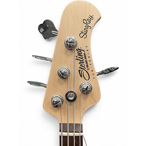 Used Sterling by Music Man Sub 4 Black Electric Bass Guitar
