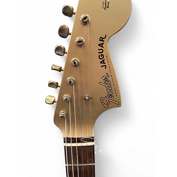 Used Fender JAGUAR 64 Reissue Custom Shop  Shoreline Gold Solid Body Electric Guitar