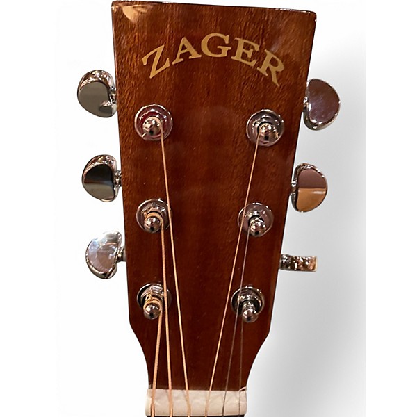 Used Zager ZAD20 Natural Acoustic Guitar