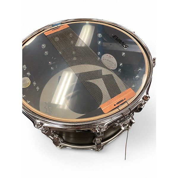 Used Ludwig 8X14 Classic Snare BLACK Drum