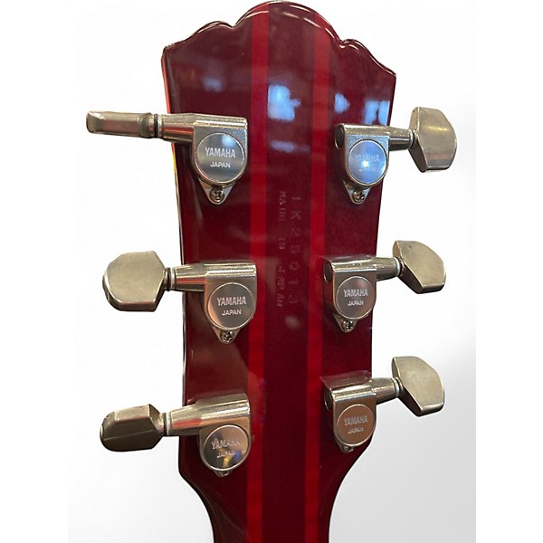 Used 1990s Yamaha Weddington Custom Cherry Solid Body Electric Guitar