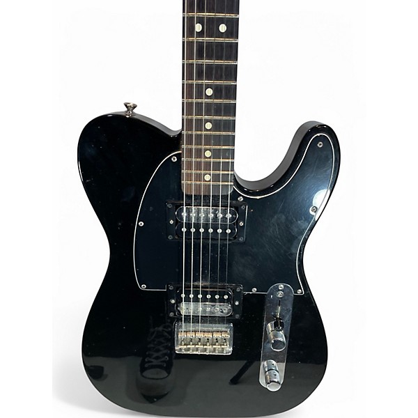 Used 2015 Fender Standard Telecaster HH Black Solid Body Electric Guitar