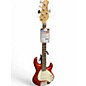 Used Ernie Ball Music Man Stingray 5 H Metallic Orange Electric Bass Guitar thumbnail