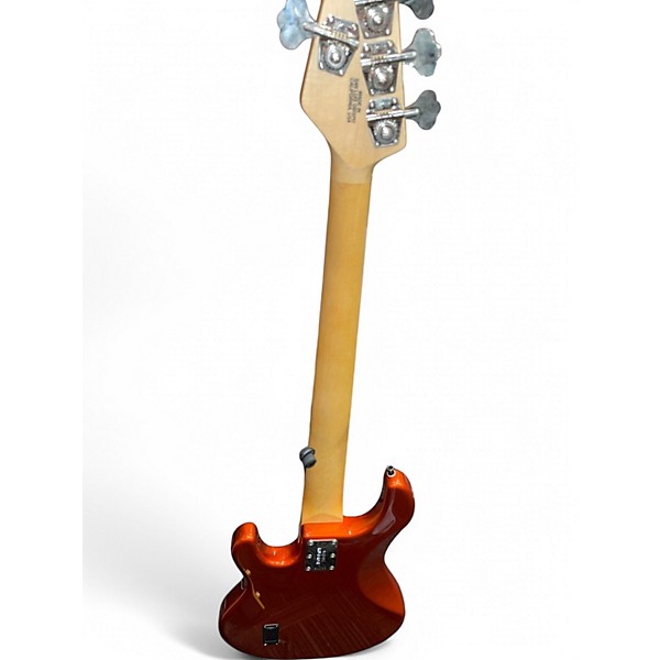 Used Ernie Ball Music Man Stingray 5 H Metallic Orange Electric Bass Guitar