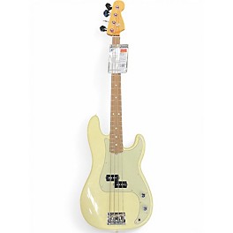 Used 2019 Fender American Professional Precision Bass White Electric Bass Guitar