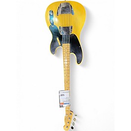 Used 2021 Fender CUSTOM SHOP LIMITED EDITION 1951 P BASS JOURNEY MAN RELIC Butterscotch Electric Bass Guitar