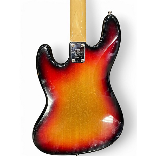 Used Lyle DOUBLE CUT J STYLE  Sunburst Electric Bass Guitar