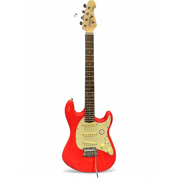 Used Sterling by Music Man Cutlass Red Solid Body Electric Guitar