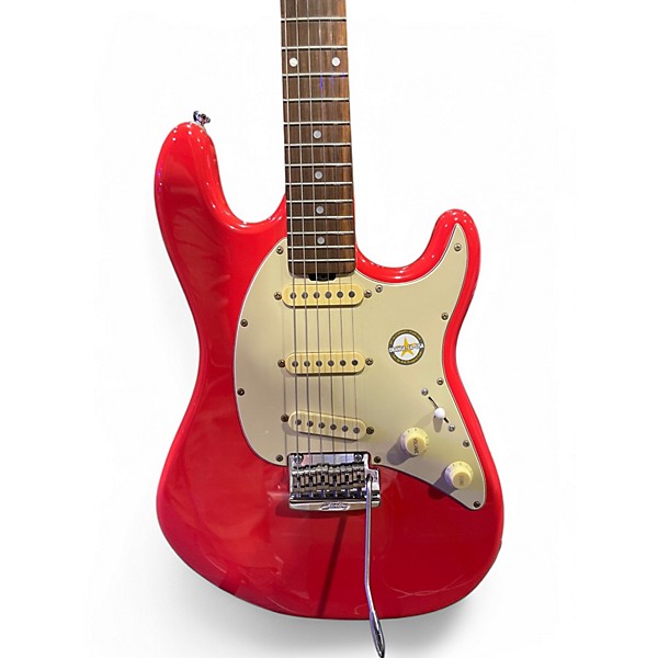 Used Sterling by Music Man Cutlass Red Solid Body Electric Guitar