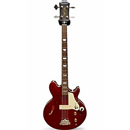 Used Epiphone Jack Casady Signature Red Electric Bass Guitar