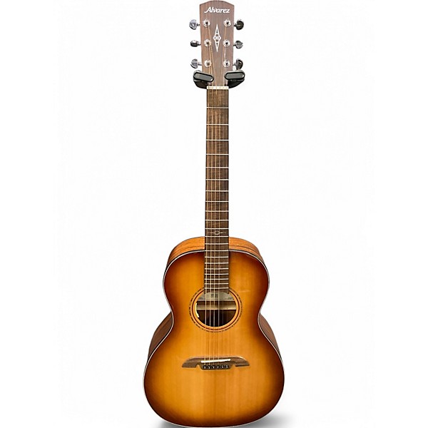 Used Alvarez AMP610E2 Sandburst Acoustic Electric Guitar