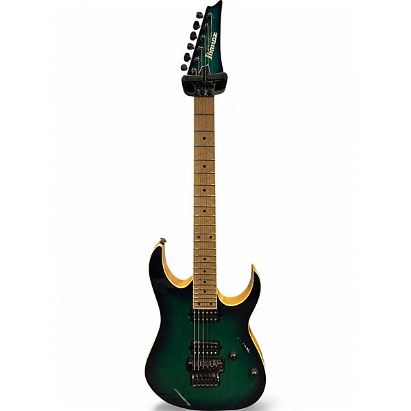 Used Ibanez PRISTIGE RG652AHM NEBULA GREEN BURST Solid Body Electric Guitar,Specials : American Fashion Style Bags On Sale