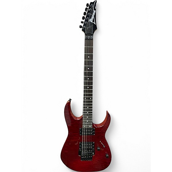 Used Ibanez RG320QS Dark Cherry Burst Solid Body Electric Guitar