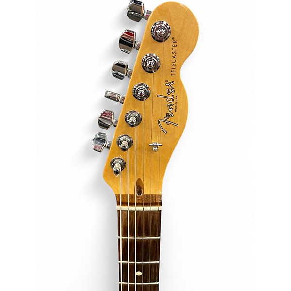 Used 2016 Fender American Deluxe Telecaster Crimson Red Trans Solid Body Electric Guitar