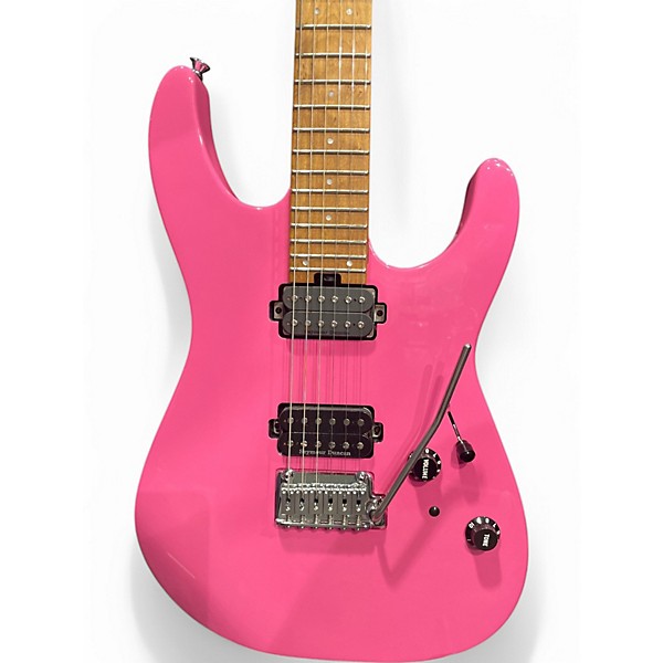 Used Charvel DK24 HH 2PT Bubblegum Pink Solid Body Electric Guitar