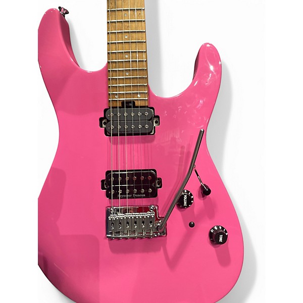 Used Charvel DK24 HH 2PT Bubblegum Pink Solid Body Electric Guitar