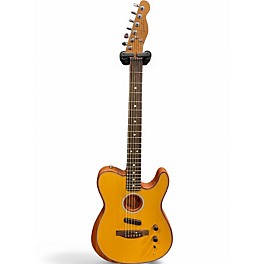 Used Fender Acoustasonic Player Telecaster Butterscotch Blonde Acoustic Electric Guitar