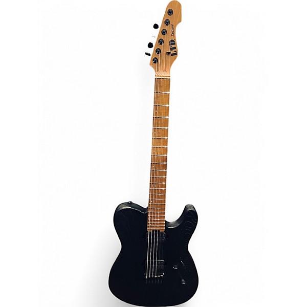 Used ESP LTD TE-1000 Black Solid Body Electric Guitar