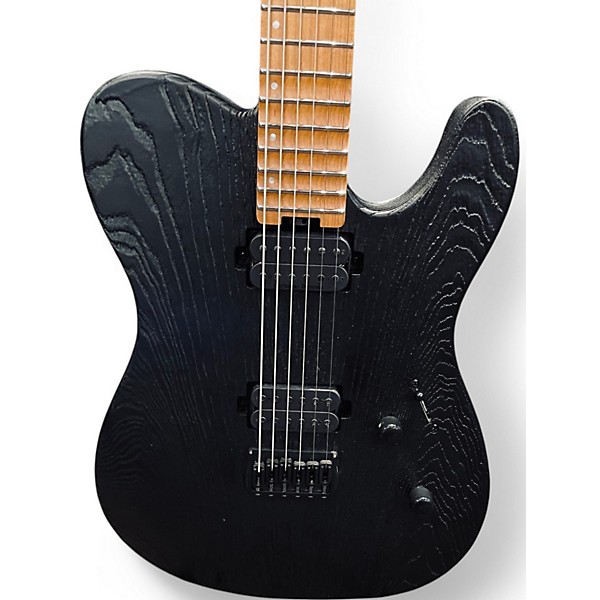 Used ESP LTD TE-1000 Black Solid Body Electric Guitar