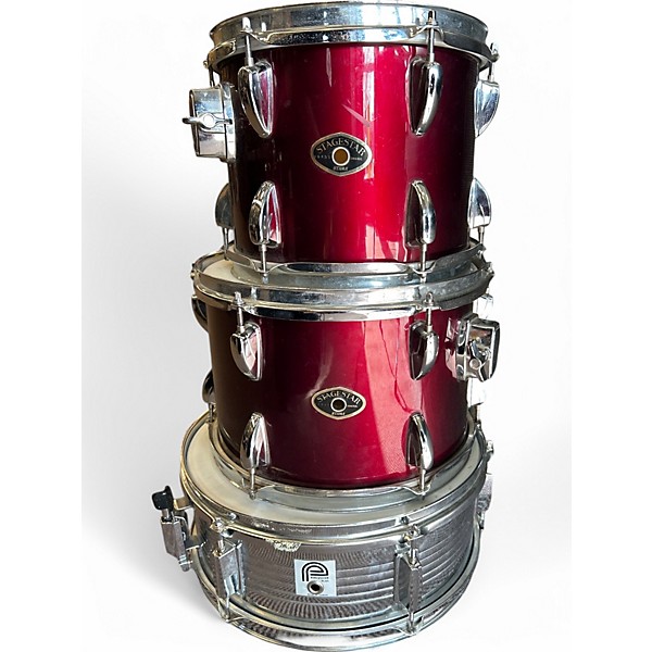 Used TAMA 5 Piece Stagestar Candy Apple Mist Drum Kit