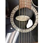 Used 1980s Ovation USA 1861 Standard Balladeer Black Acoustic Electric Guitar