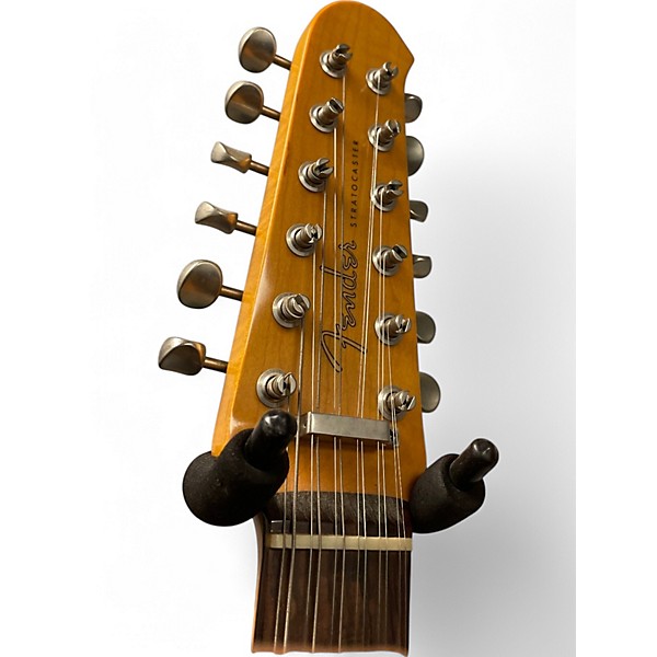 Used 2000s Fender STRATOCASTER 12 STRING Sunburst Solid Body Electric Guitar