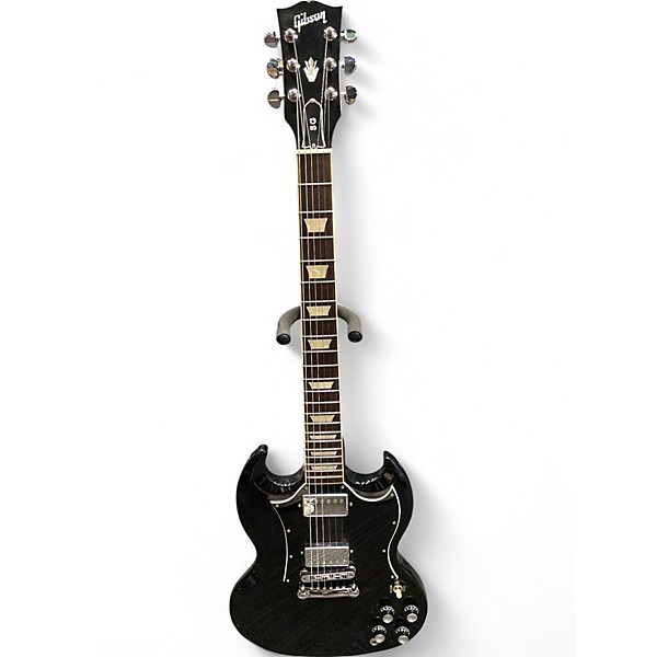 Used Gibson SG Standard Black Solid Body Electric Guitar
