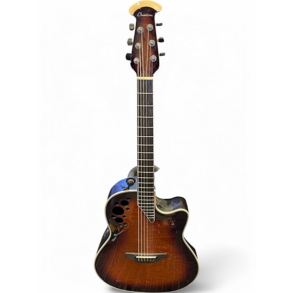 Used Ovation ELITE PLUS C2078AXP2 bengal burst Acoustic Electric Guitar,New Products : American Fashion Style Bags On Sale