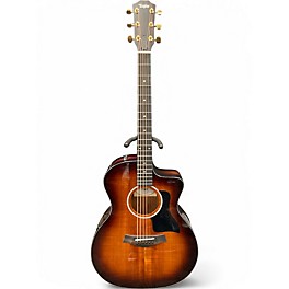 Used Taylor 224CEKDLX Shaded Edge Burst Acoustic Electric Guitar
