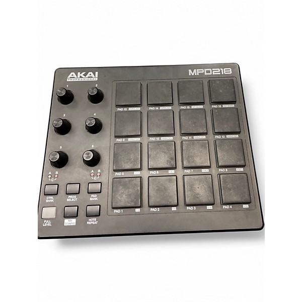 Used Akai Professional MPD218 MIDI Controller