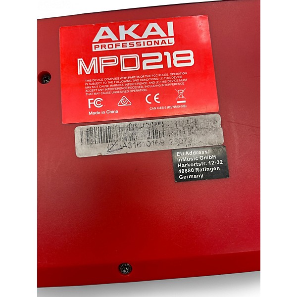 Used Akai Professional MPD218 MIDI Controller