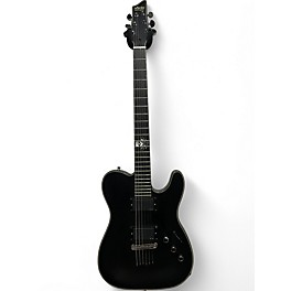 Used Schecter Guitar Research Blackjack SLS PT CUSTOM ACTIVE Black Solid Body Electric Guitar