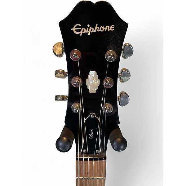 Used Epiphone DOT VS 3 Tone Sunburst Hollow Body Electric Guitar