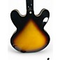 Used Epiphone DOT VS 3 Tone Sunburst Hollow Body Electric Guitar