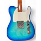 Used J. Robert T Style Blue Burst Solid Body Electric Guitar