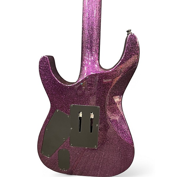 Used ESP LTD KH-602  Purple Sparkle Solid Body Electric Guitar