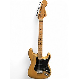 Vintage 1980 Fender STRATOCASTER Natural Solid Body Electric Guitar