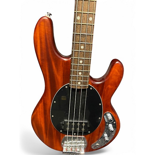 Used Sterling by Music Man Sub 4 Natural Electric Bass Guitar