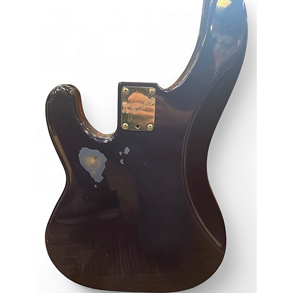 Vintage 1990 Fender Precision Plus Blue Electric Bass Guitar