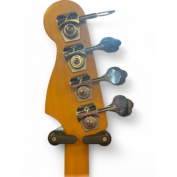 Vintage 1990 Fender Precision Plus Blue Electric Bass Guitar