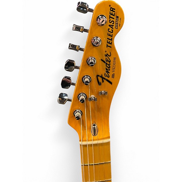 Used 2023 Fender VINTAGE II 77 TELECASTER CUSTOM Black Solid Body Electric Guitar