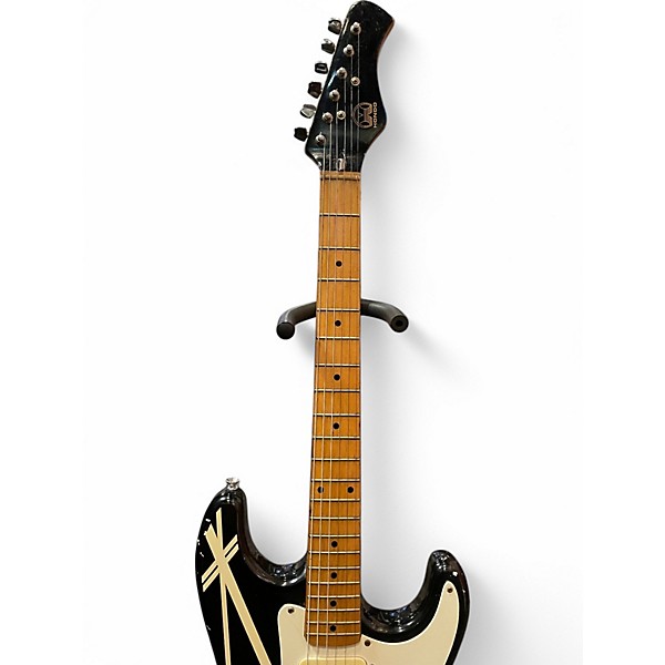 Used Hondo EVH 5044813 Black Solid Body Electric Guitar