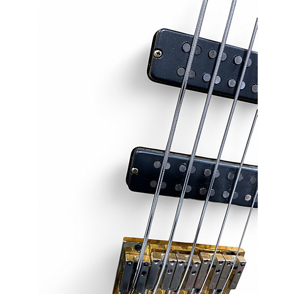 Used 2000 Fodera AJ5 Spalted Maple Electric Bass Guitar
