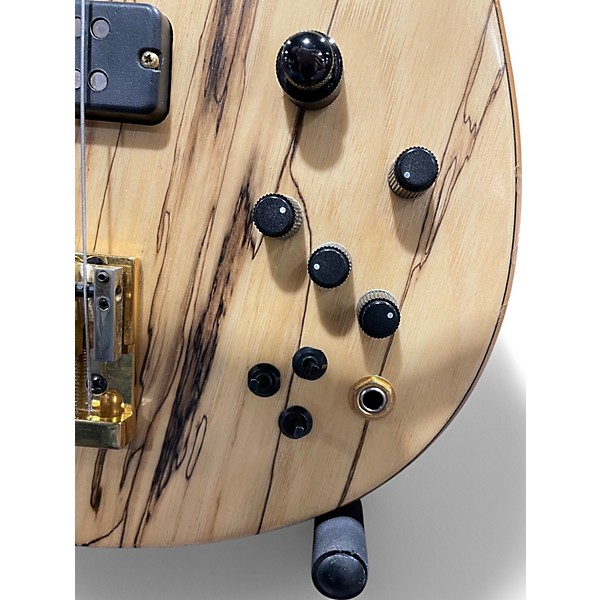 Used 2000 Fodera AJ5 Spalted Maple Electric Bass Guitar