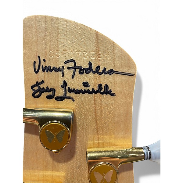 Used 2000 Fodera AJ5 Spalted Maple Electric Bass Guitar