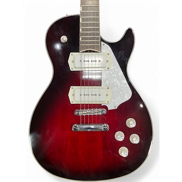 Used Eastwood AIRLINE MERCURY DARK RED BURST Solid Body Electric Guitar