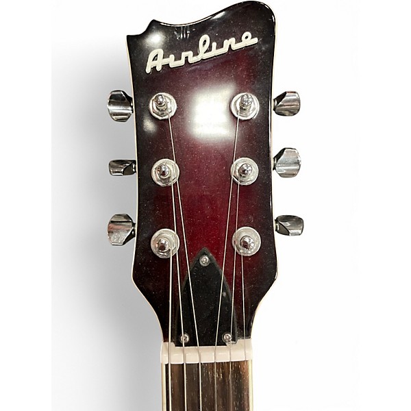 Used Eastwood AIRLINE MERCURY DARK RED BURST Solid Body Electric Guitar